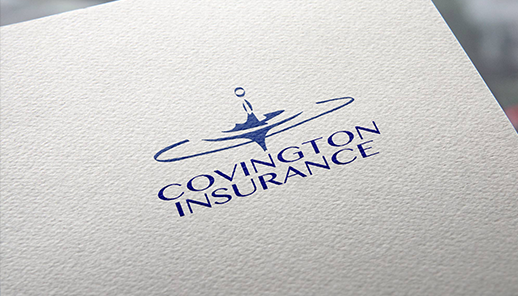Covington Insurance logo printed on a paper